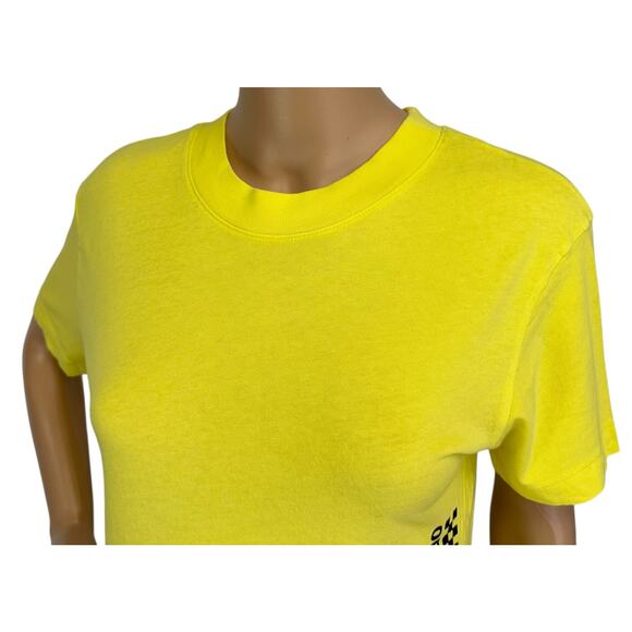 2/$15 Vans Off The Wall Yellow T-Shirt Logo Short Sleeve Womens Size S - Picture 7 of 12